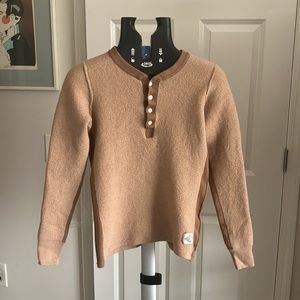 Ovadia & Sons New York wool pullover camel says XL runs like a S read…